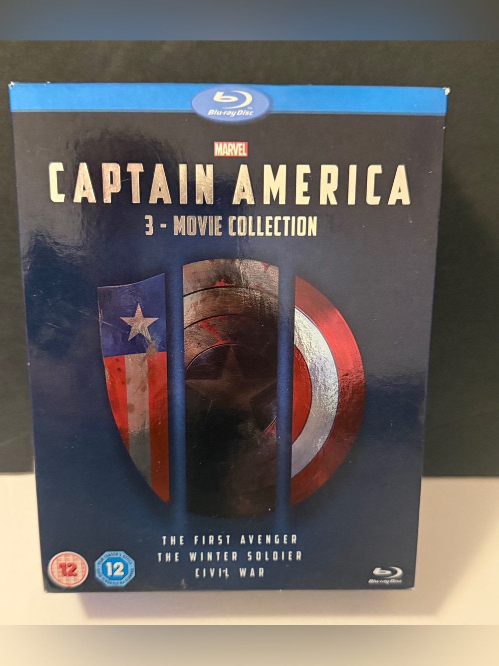 Captain America 3-Movie Collection Blu-ray Trilogy Marvel 3-Disc Box Set